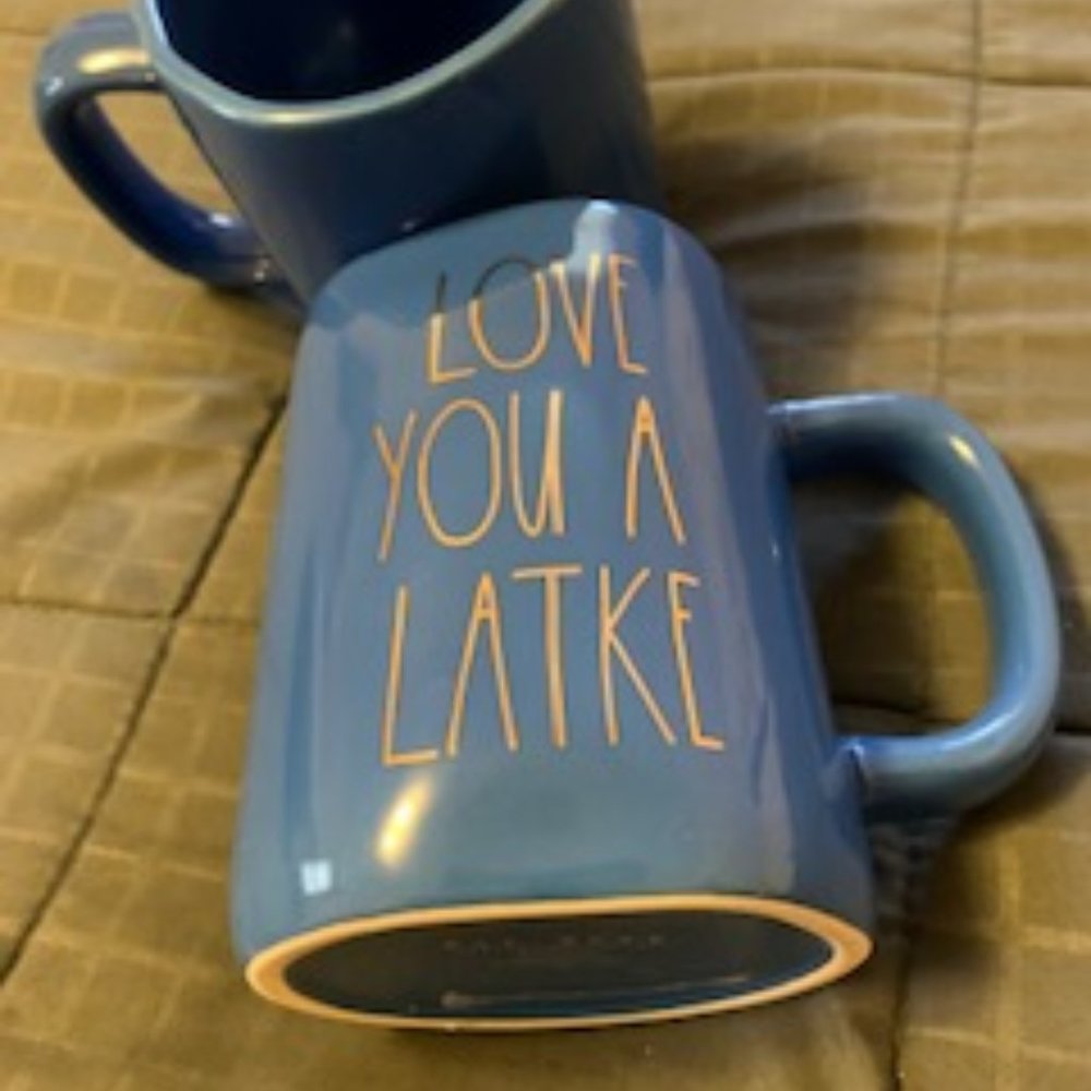 Rae Dunn LOVE YOU A LATKE Mug
